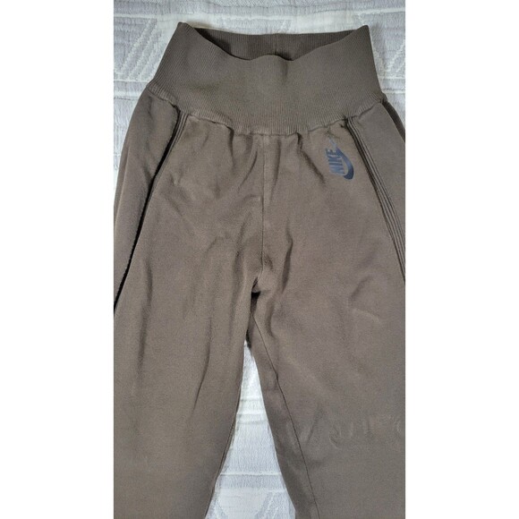 Nike Made in Italy Knit Joggers Women’s Medium AH8484-243‎ Olive Brown SP18 - Picture 2 of 9